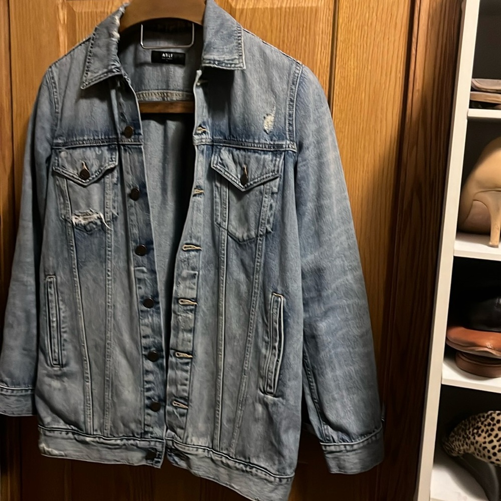 ABLE Long Oversized Denim Jacket! EUC!